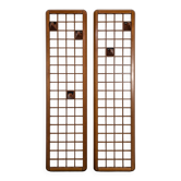 Modular coat rack pair Italian design