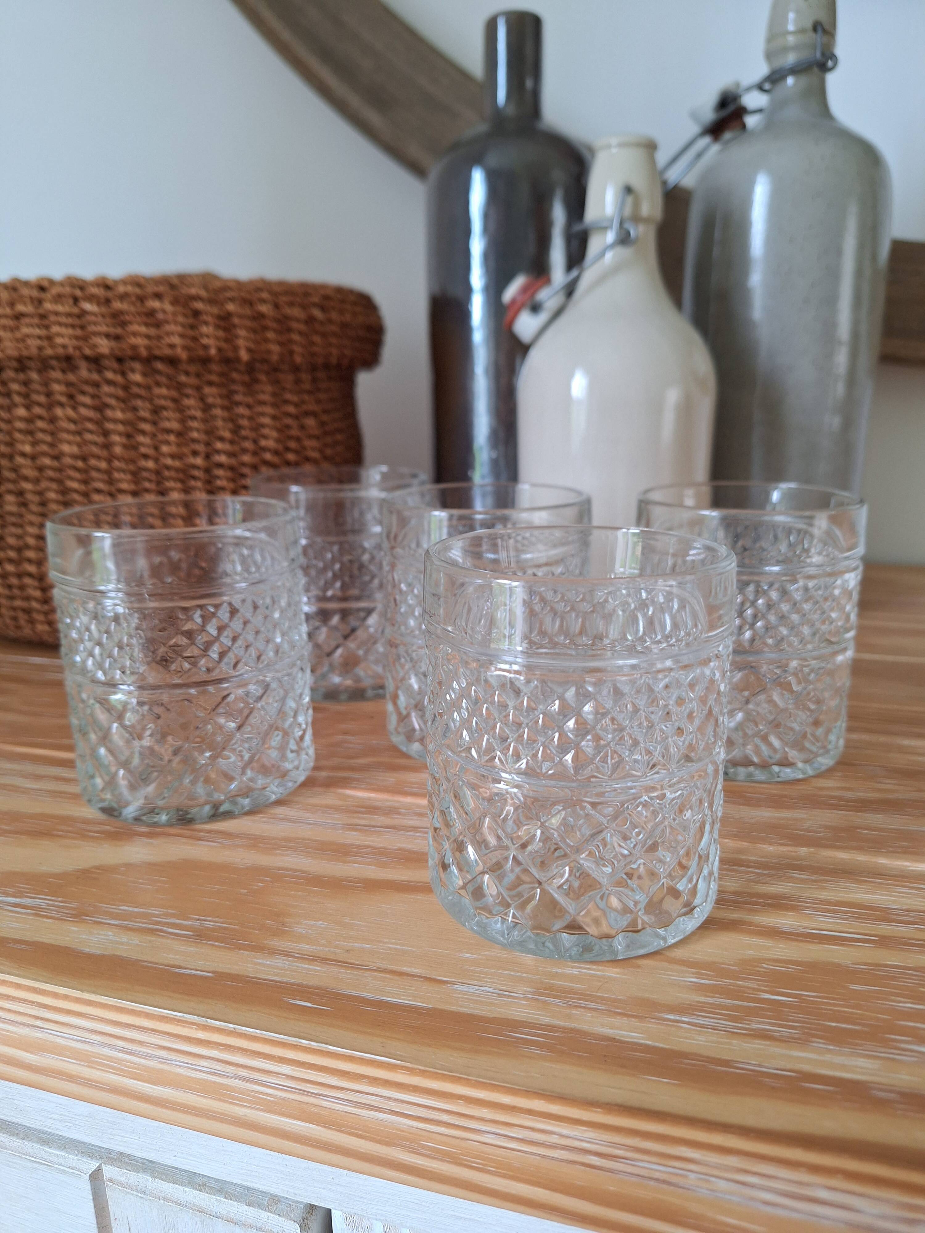 Vintage whiskey glasses