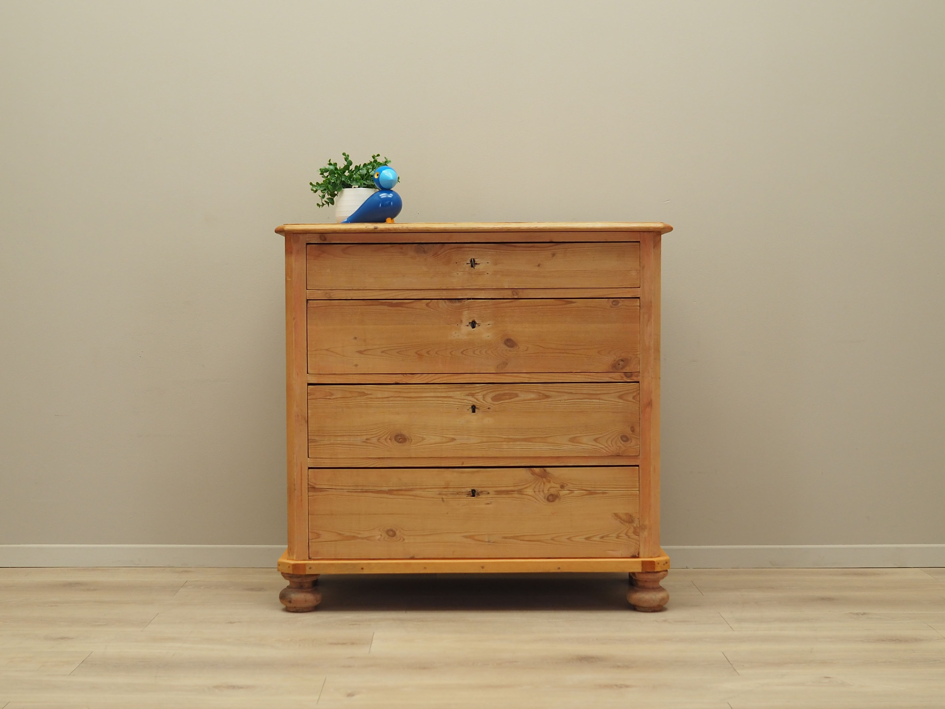 Pine chest of drawers, Danish design, 1950s, production: Denmark
