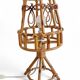 Bamboo and Rattan Table Lamp, Mid-Century Modern, 1960s Style