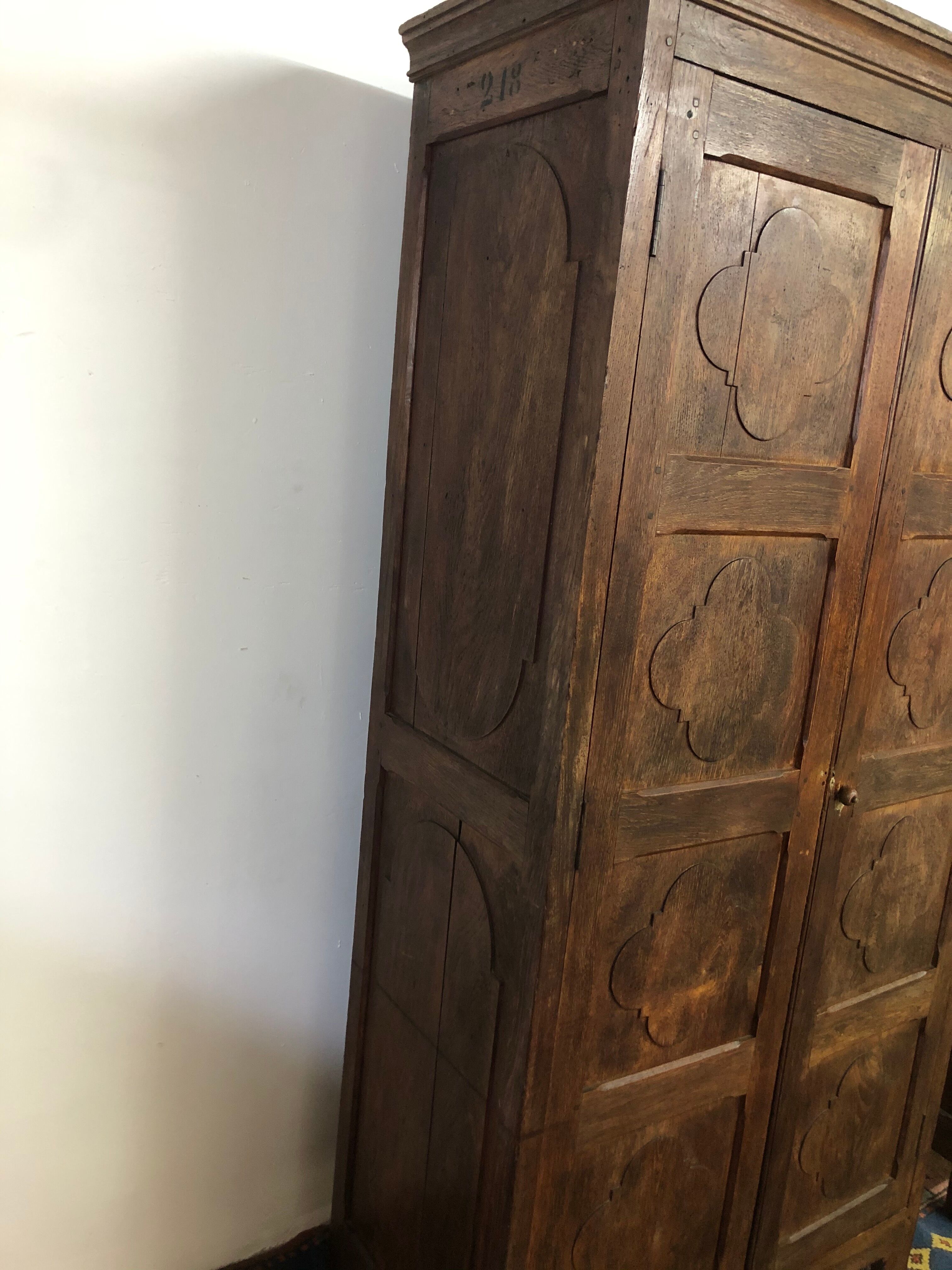 Pair of ancient liturgical cabinets