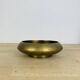 Vintage round gold-plated brass pocket tray