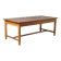 Large work / industrial / farm table, patinated wood, Czechoslovakia