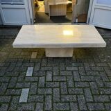 Table basse en travertin vintage