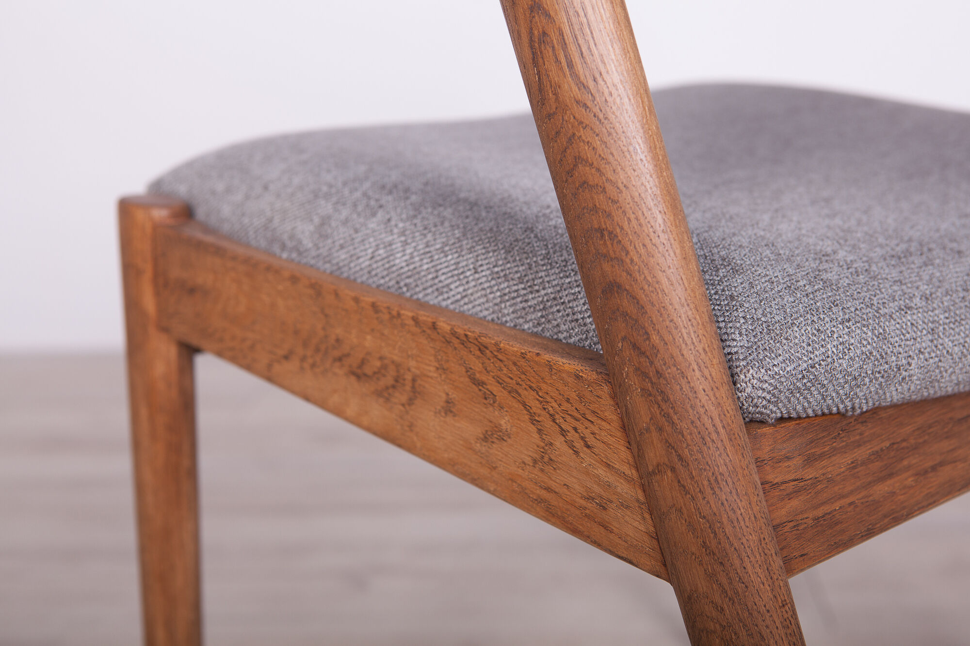 Model 42 oak dining chairs by Kai Kristiansen for Schou Andersen, 1960s, set of 4