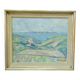 Carl Berndtsson, Swedish Modern Landscape, 1960s, Oil on Canvas, Framed