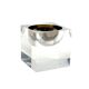 Space age clear lucite ashtray, Italy 1970s