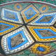 Morocco North Africa enamelled terracotta couscous plate or dish