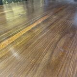 Solid oak farmhouse table restored 19th century