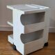 Joe Colombo Boby Off-White Plastic Serving Trolley for Bieffeplast Italy 1968 Space Age
