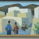 Stig Wernheden, Scandinavian Modern Landscape, 1960s, Oil on Canvas, Framed