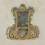 Miroir baroque, fabriqué à la main, années 1960