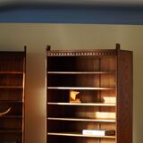 Martin Nyrop Library by Rud. Rasmussen in Oregon pine, Danish Modern, 1905