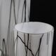 3 glass table lamps by Herstal, Denmark 1980