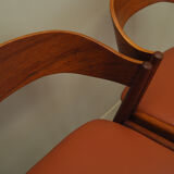 Ensemble de quatre chaises en teck fabrication Korup Stolefa 1970