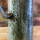 Blue ceramic pitcher