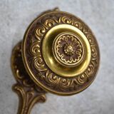 Three coat hooks with brass hook