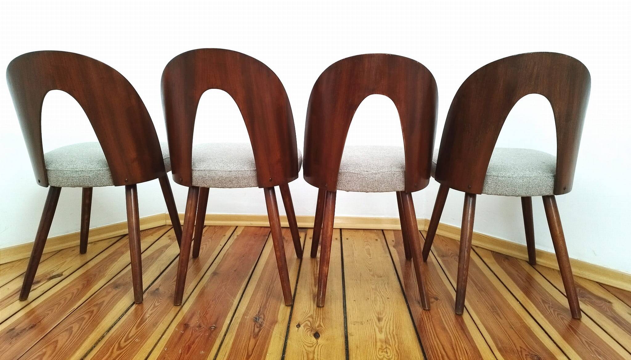 Dining Chairs by A. Suman for Tatra Nabytok, Former Czechoslovakia, 1960s, Set of 4