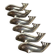 Whale-shaped stainless steel knife holder