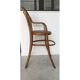 Children's high chair, curved beech and cannage 1960
