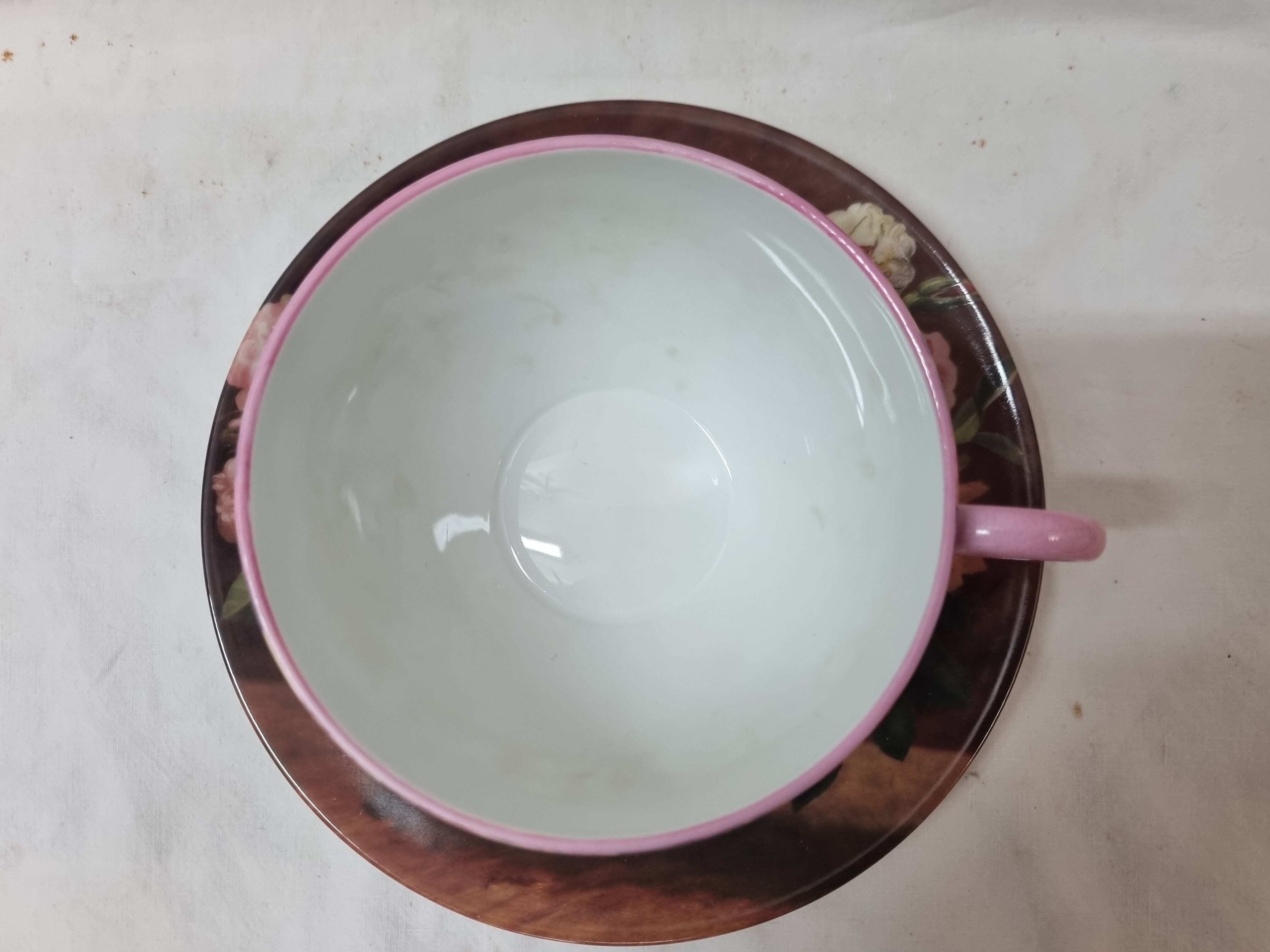 Tasse à thé porcelaine de Limoges, art du Gruou