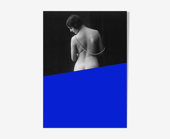 Photographie femme dos nu belle époque 1930 - a4