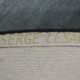 Serge Lesage blue grey vintage round carpet 70s