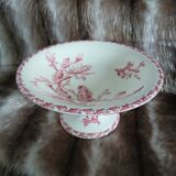 Antique compote dish in Gien ironstone.
