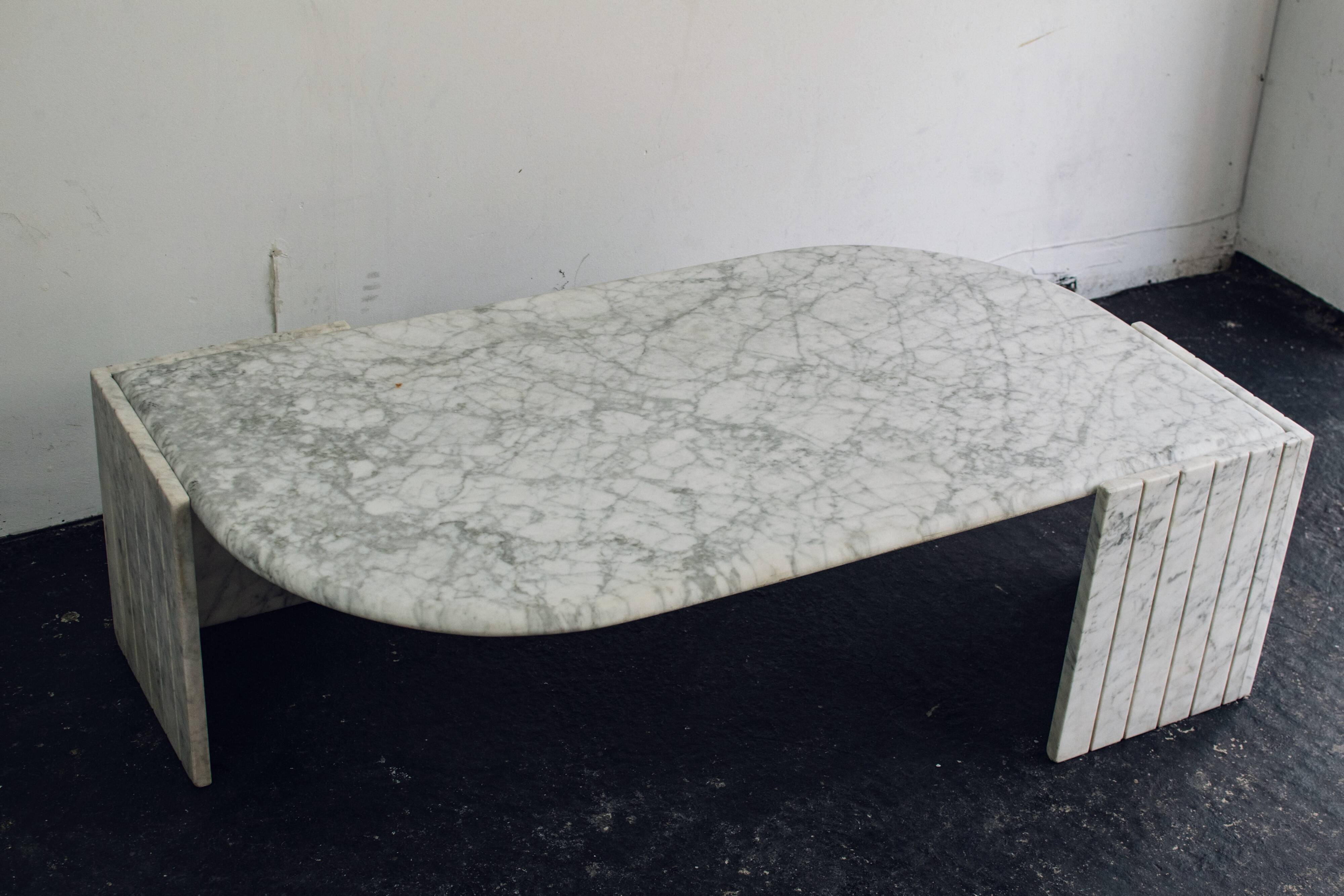Marble coffee table by Roche Bobois, 1970