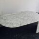 Table basse en marbre par roche bobois 1970