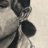 Drawing 1910 "The woman with the headscarf"