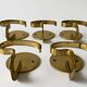 Luigi Caccia Dominioni Azucena brass wall coat hanger