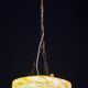 Pendentif Art Déco en verre de Murano jaune, 1950