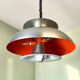 Scandinavian Danish aluminium 4-light hanging lamp