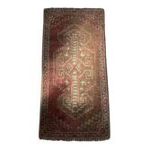 Vintage woven wool rug 70x145cm