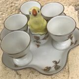 vintage porcelain egg service
