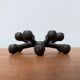 Brutalist Danish candle holder from the mid-century in cast iron by Jens H. Quistgaard.