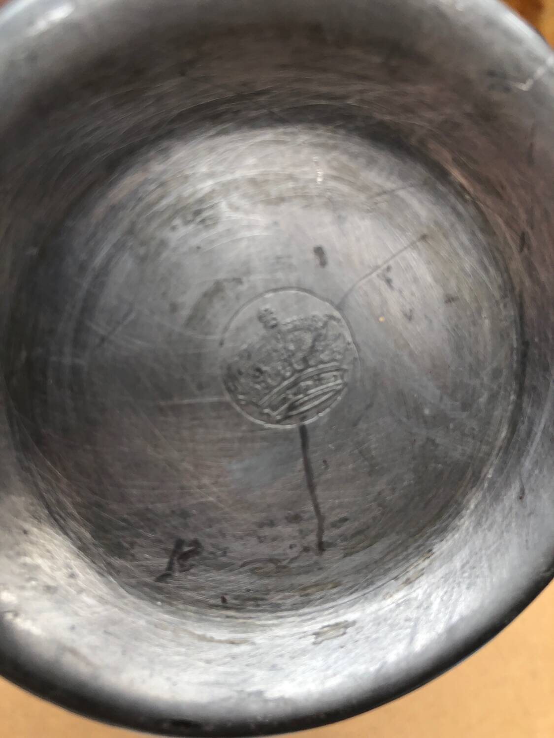 Series 5 old jugs measures vintage pewter pots