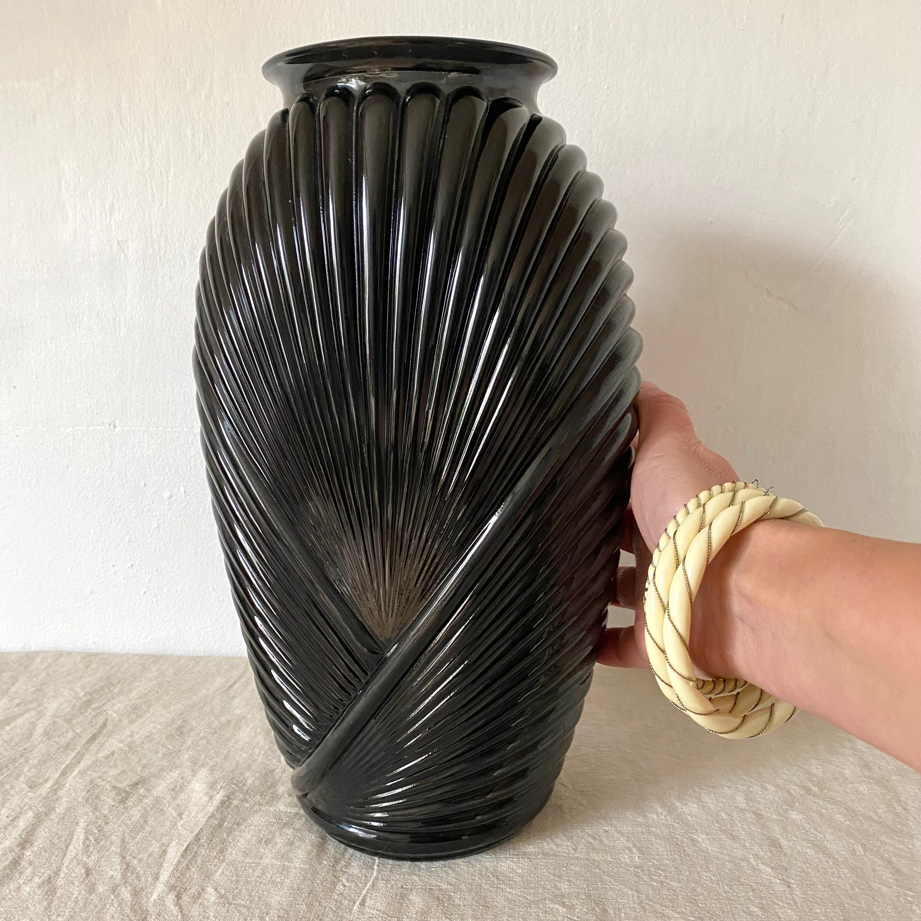 Art Deco glass vase