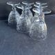 Port wine service – Blown, engraved and cut crystal – Art Deco