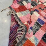 Multicolored berbere wool carpet 169x250cm