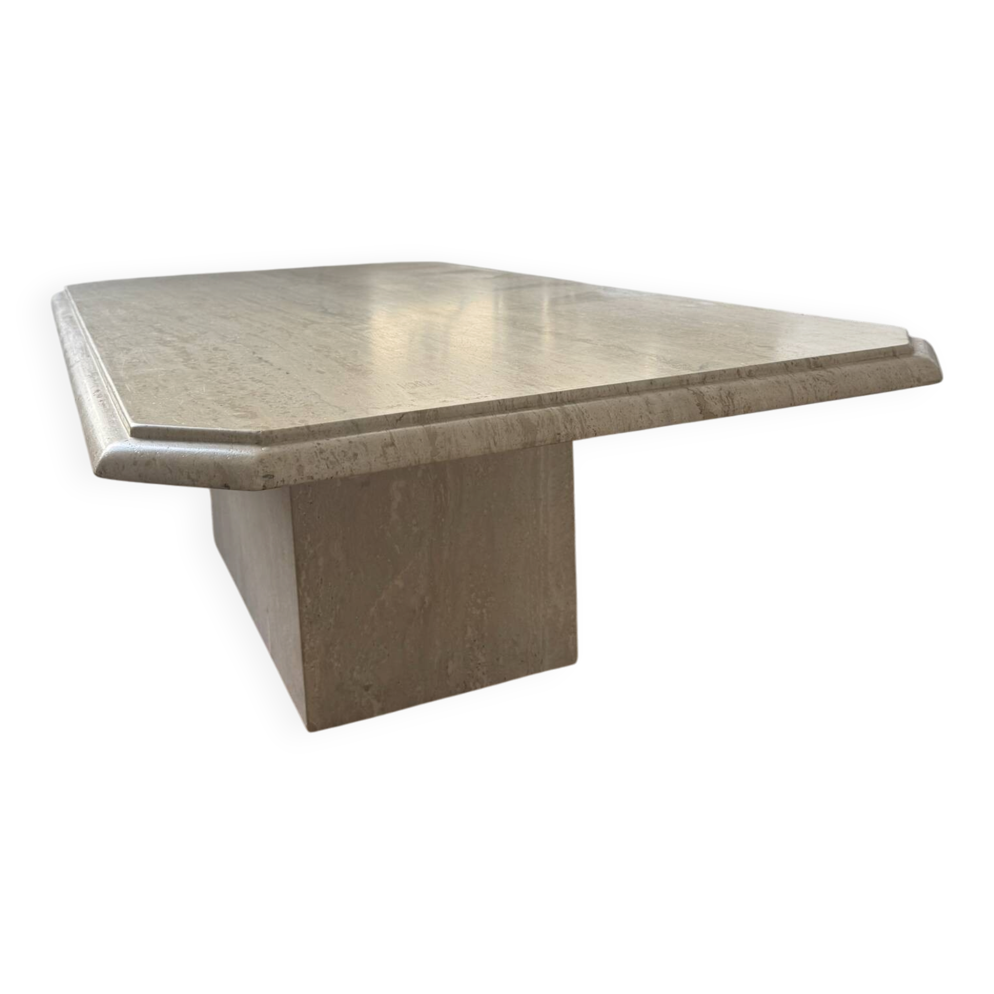 Table basse en travertin
