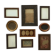 Lot of vintage wooden photo frames