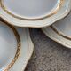 4 Nardon Lafarge porcelain dessert plates