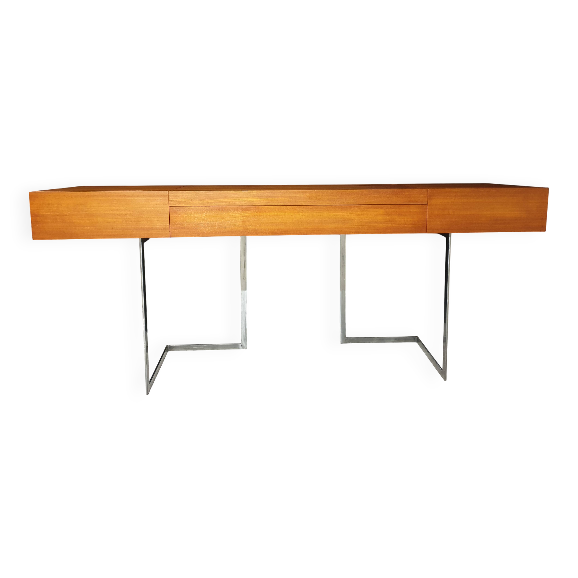 Teak design hairdresser Roche Bobois mid-century
