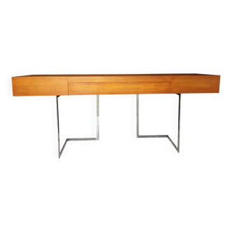 Roche Bobois mid-century design teak dressing table