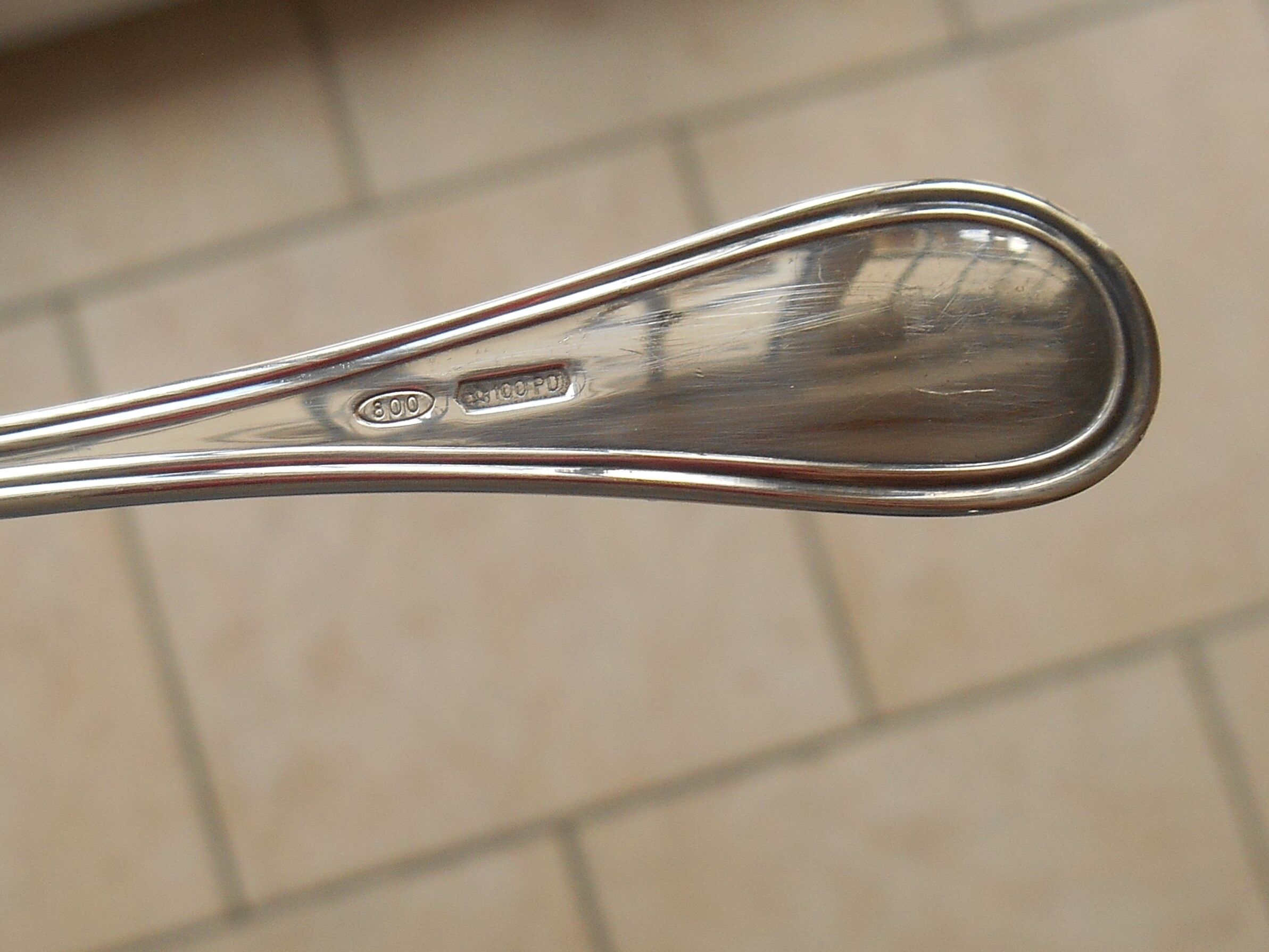 Lot de 6 cuillères a café argent avec poinçon