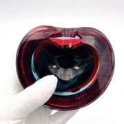 Sommerso Flavio Poli Murano 1960 Ashtray Bowl