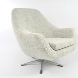 Swivel shell armchair