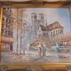 Peinture à l'huile originale de caroline burnett (1877 - 1950)
